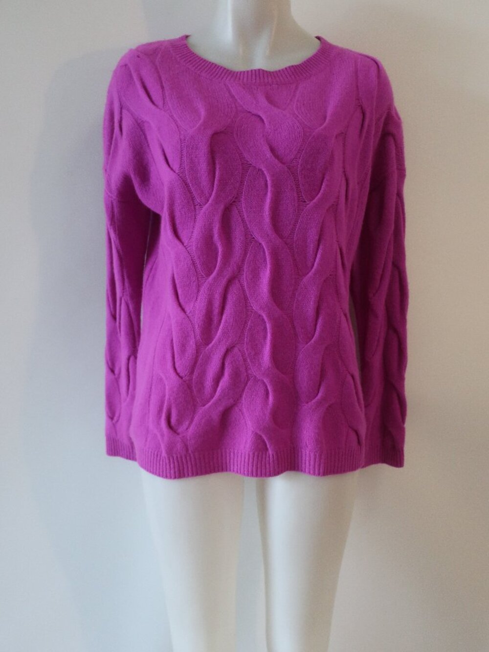 Womens Filoro 2-Ply 100% Cashmere Purple Sweater S